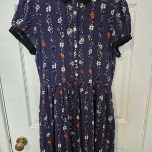 Hell Bunny Floral Dress Size M